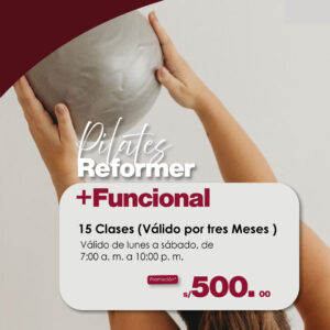 Pilates Reformer + Funcional Personalizado (15 Clases)
