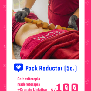 Pack Reductor (Zona de abdomen y laterales) 5 Sesiones