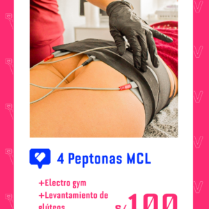 4 Peptonas MCL + Levantamiento de glúteos | Cyber WOW